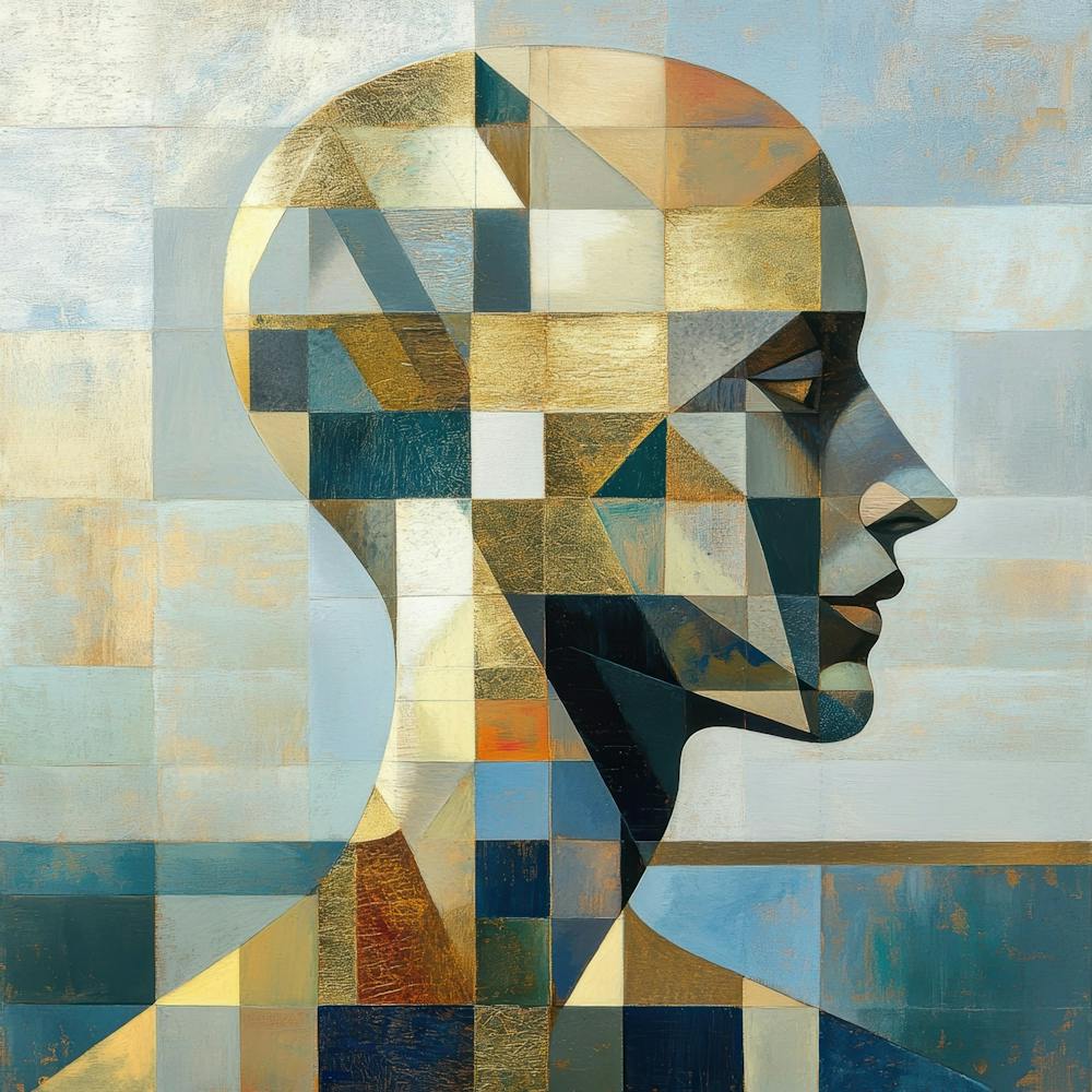 Whispers From the Joyful Garden Blue green