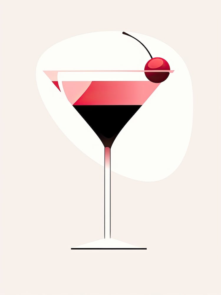 Mid Century Modern French Martini Martini Floral Infusion Cocktail 4