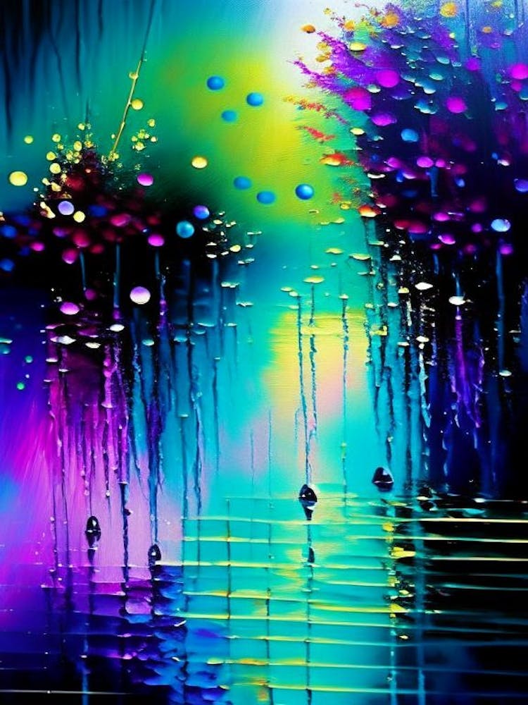 Water Sprites Waterscape Bright Abstract 2