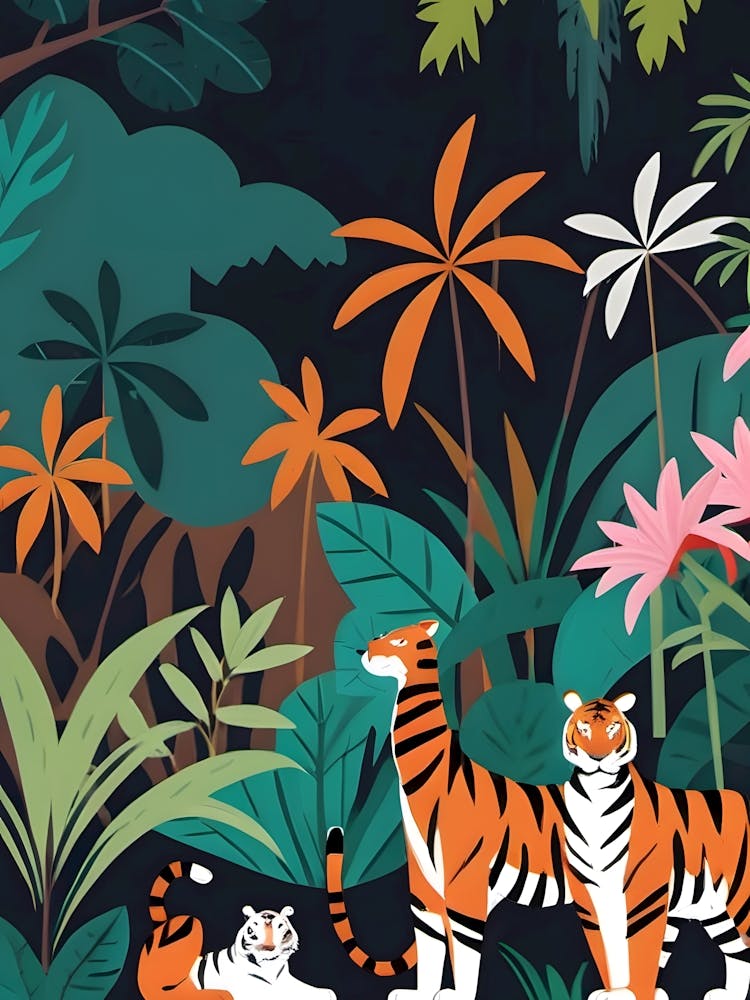 Tropical Tiger Trio