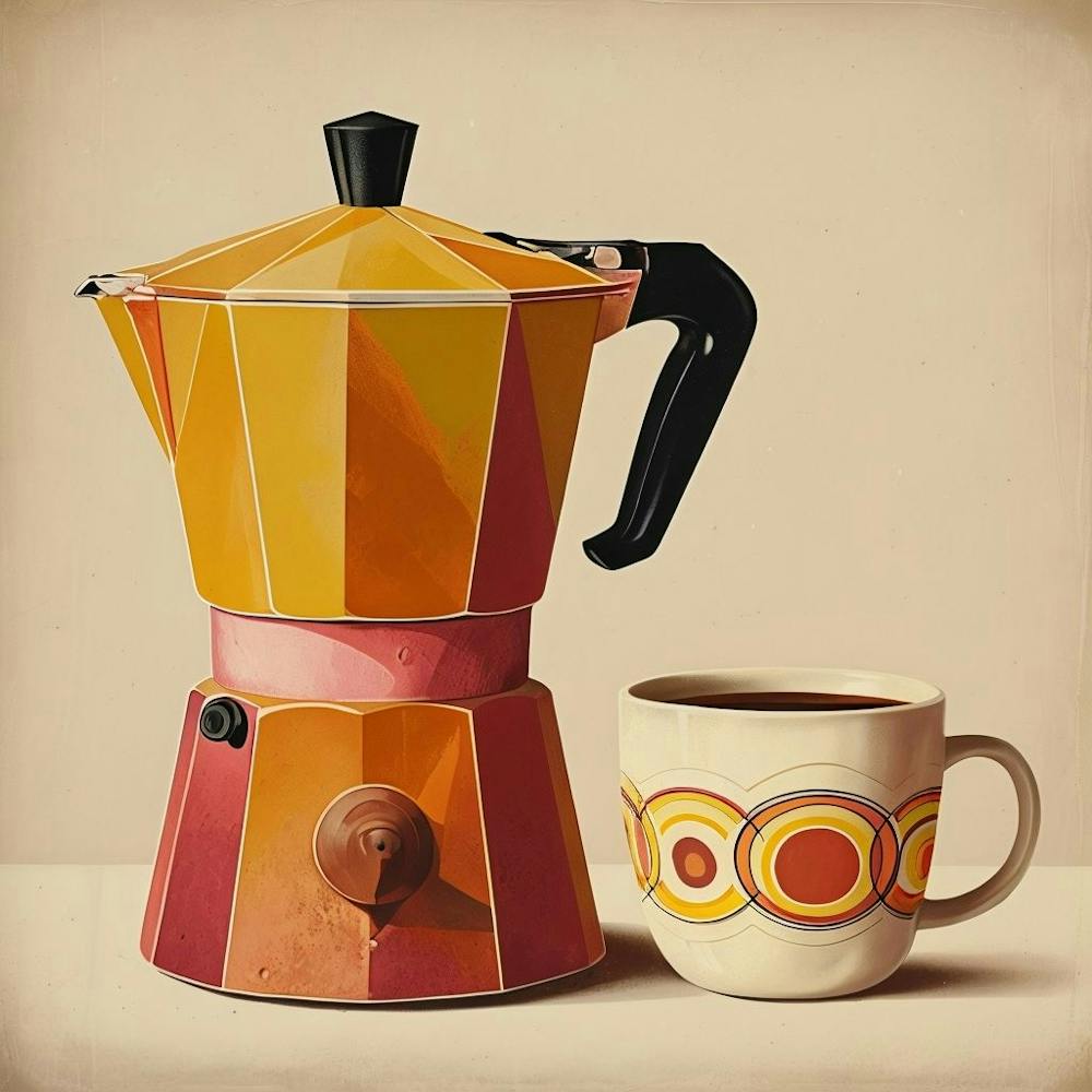 Coffee Pot And Cup