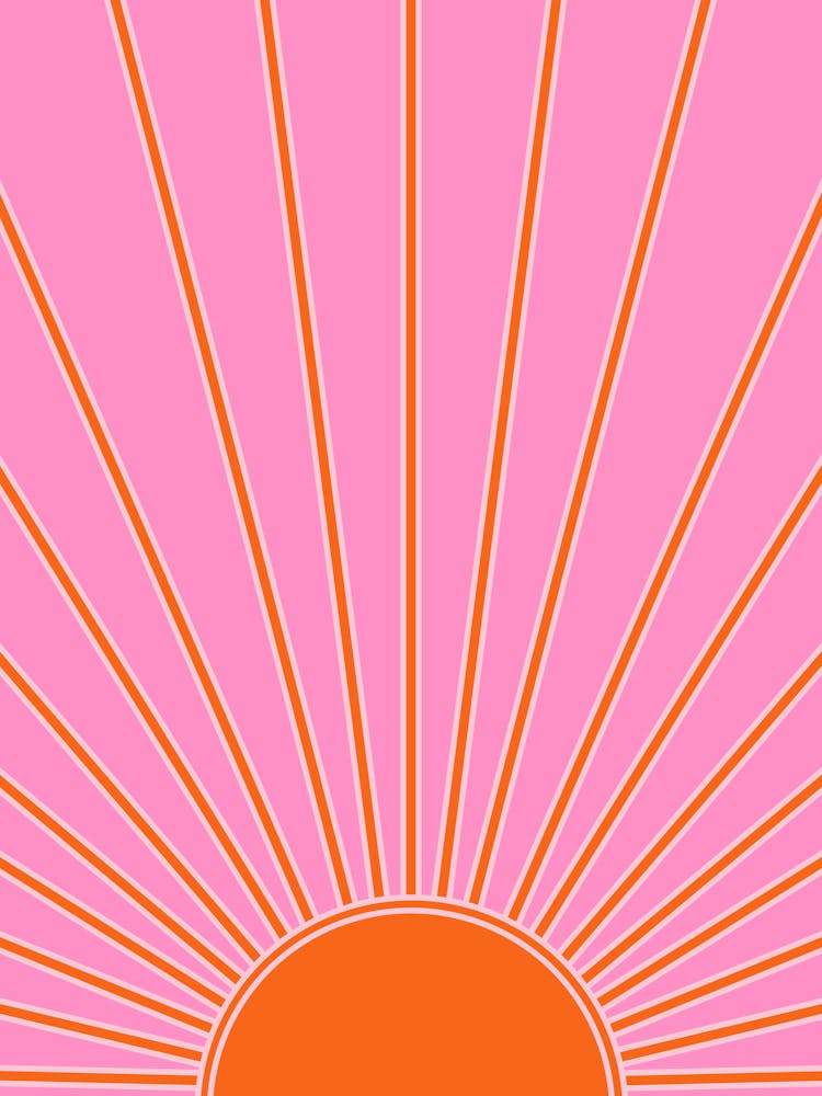 Sunshine Pink And Orange