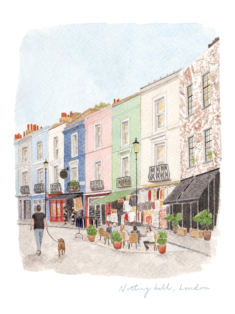 Notting Hill, Portobello Road, London