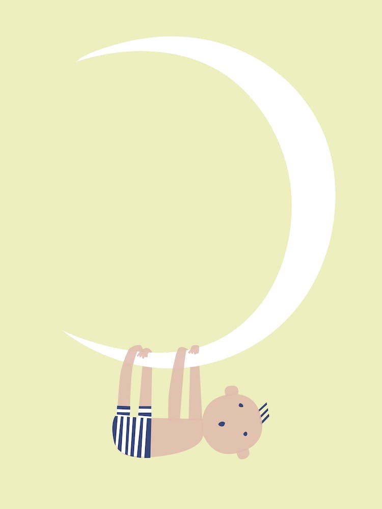 Bébé sur la Lune