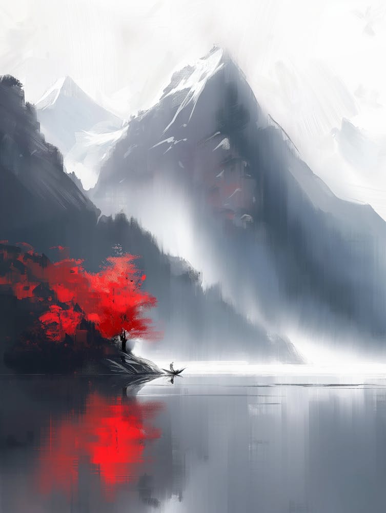 Asiatische Landschaftsmalerei 2
