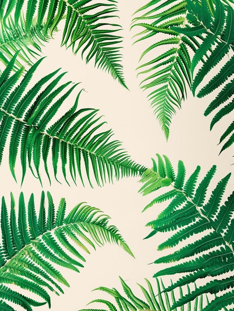 Pattern Poster Sword Fern 4