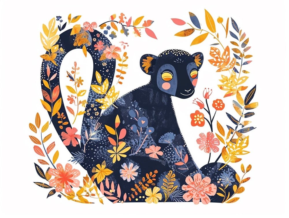 Little Floral Lemur 2