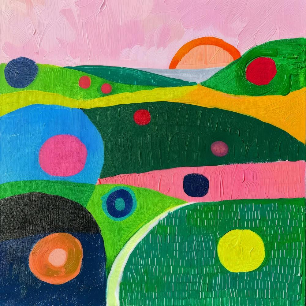 Landscape With Circles
