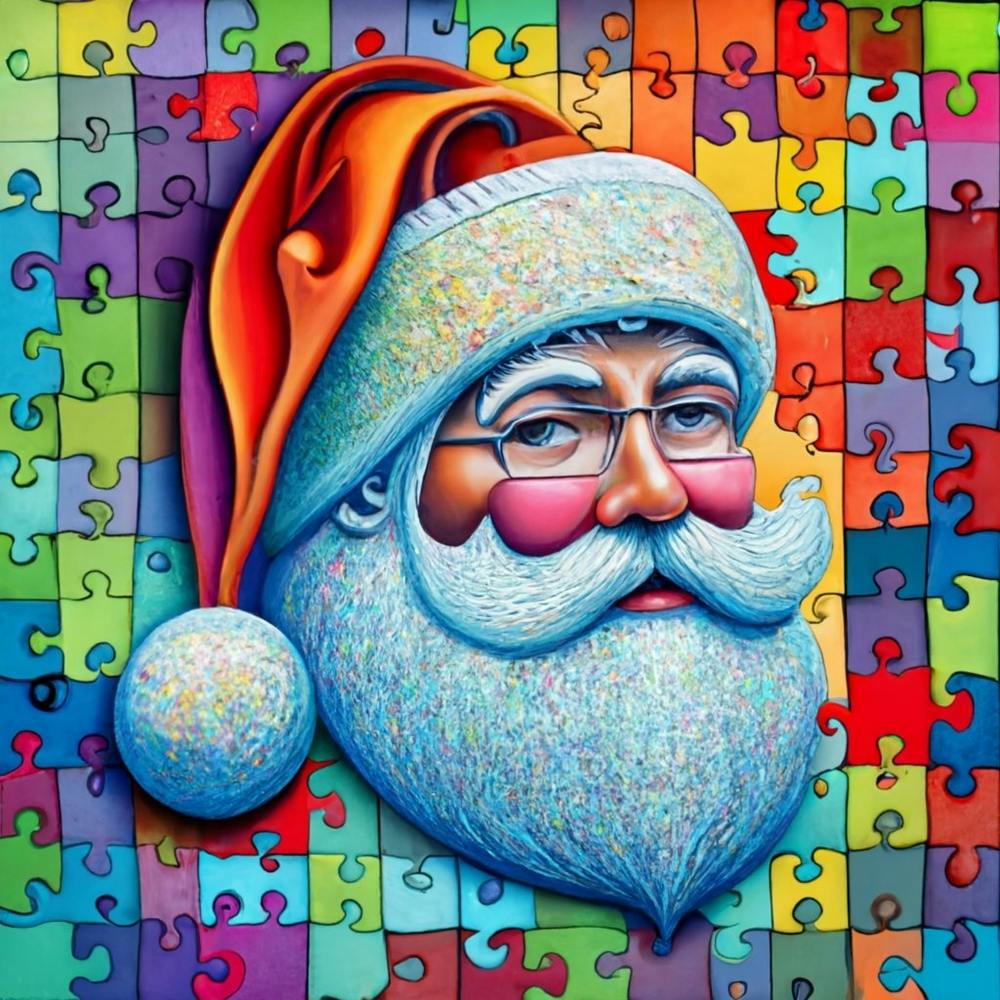 Santa Colourful
