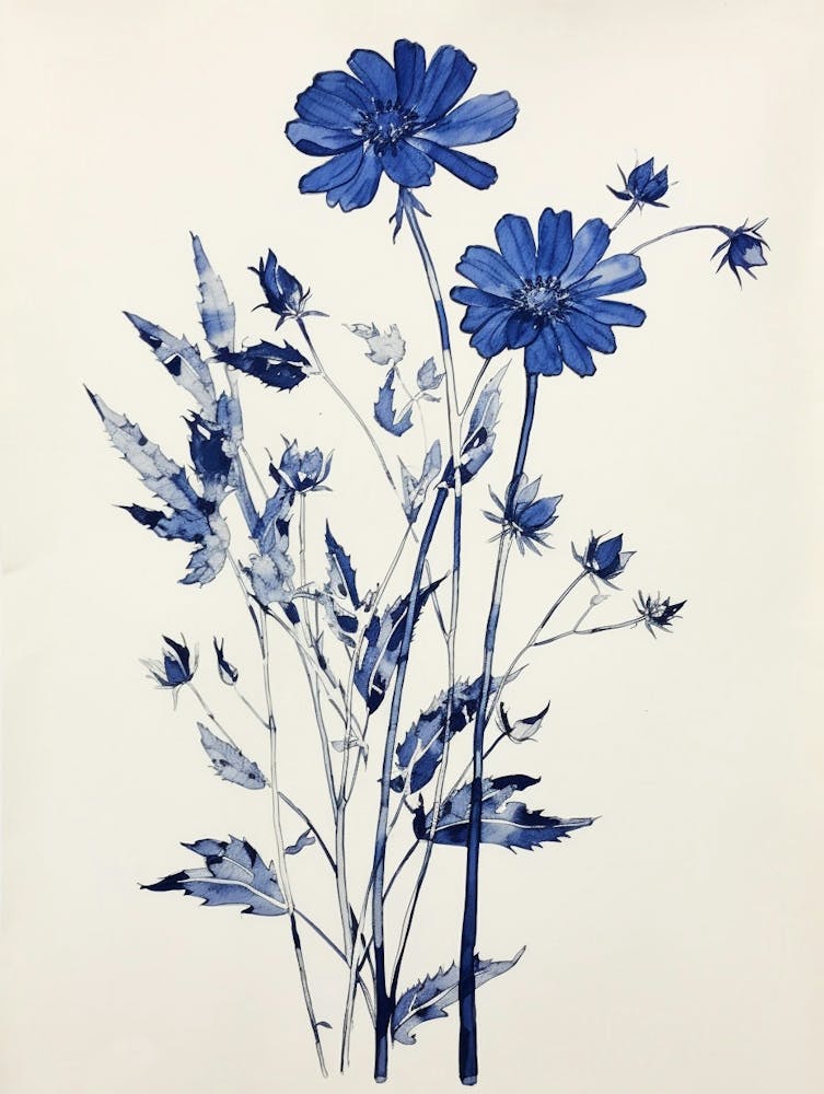 Blaue Botanische Astern 1