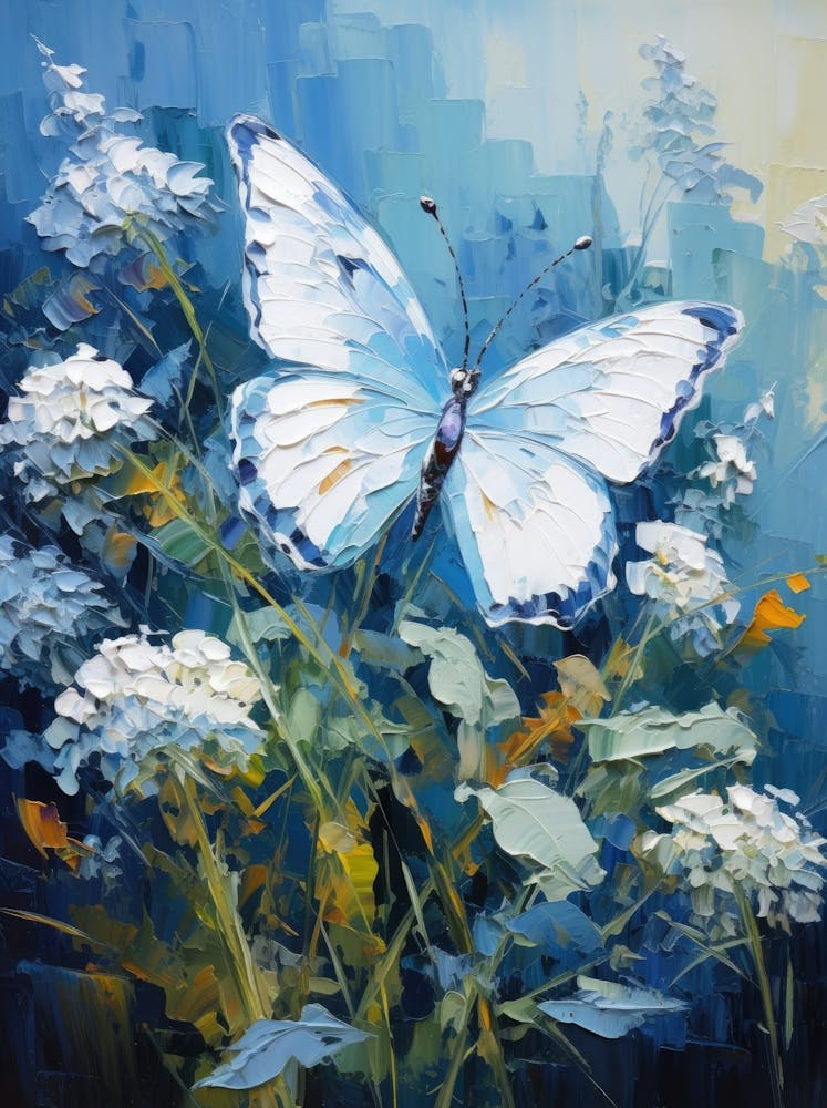 Weißer Schmetterling