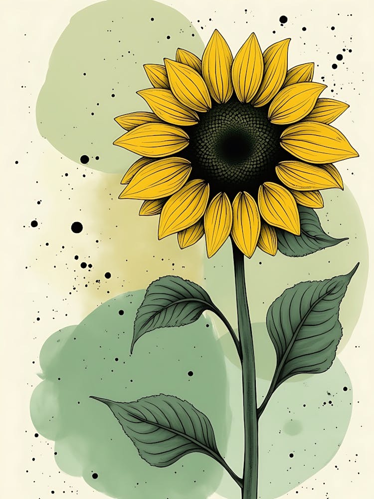 Graceful Sage Bloom Cluster