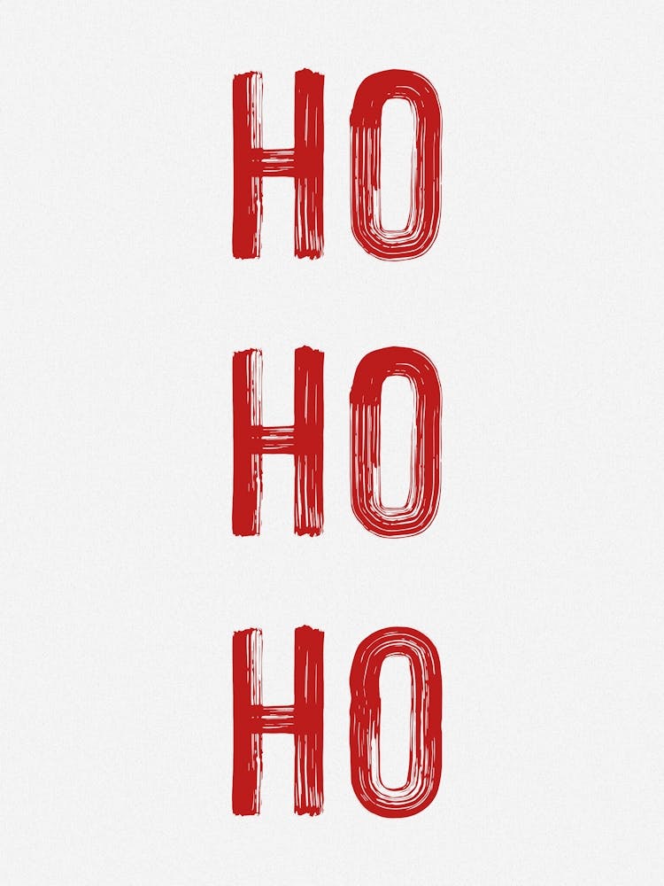 Ho Ho Ho Vintage Santa, Christmas