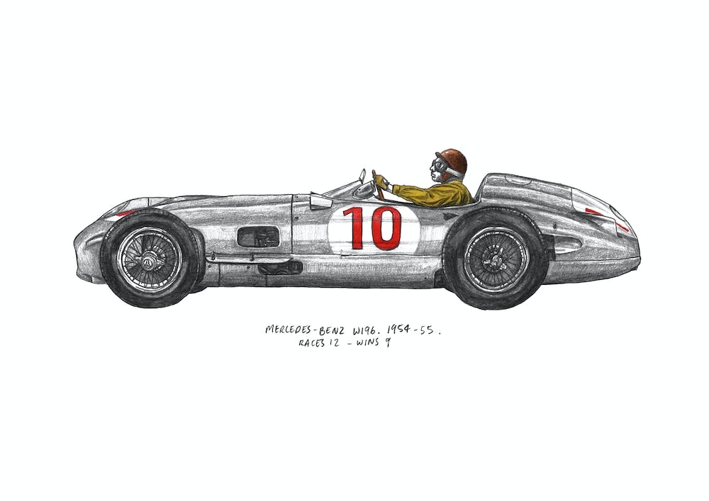 Mercedez Benz W196 Car