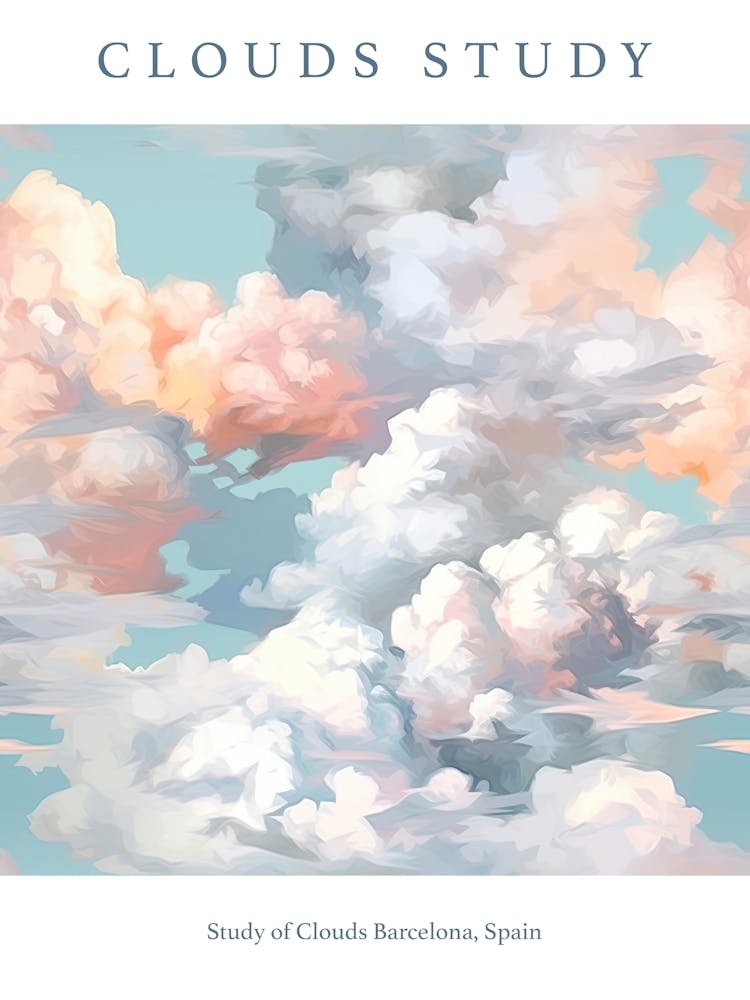 Study Of Clouds Barcelona, Spain