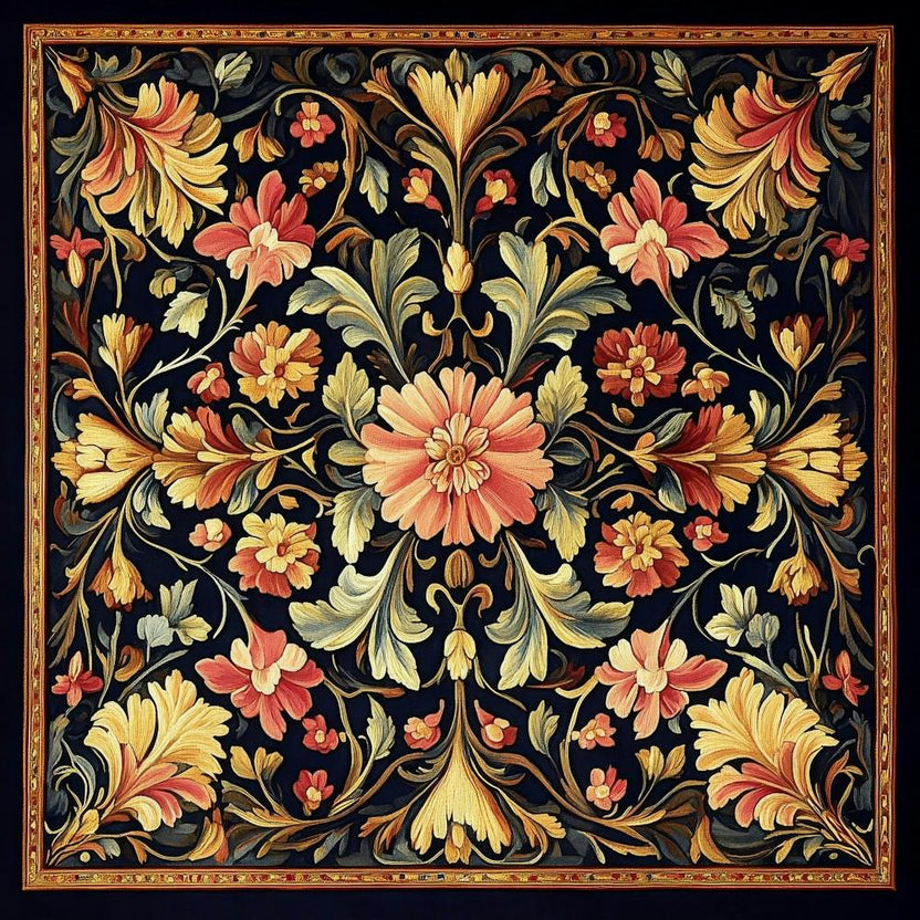 Floral Rug Art 2