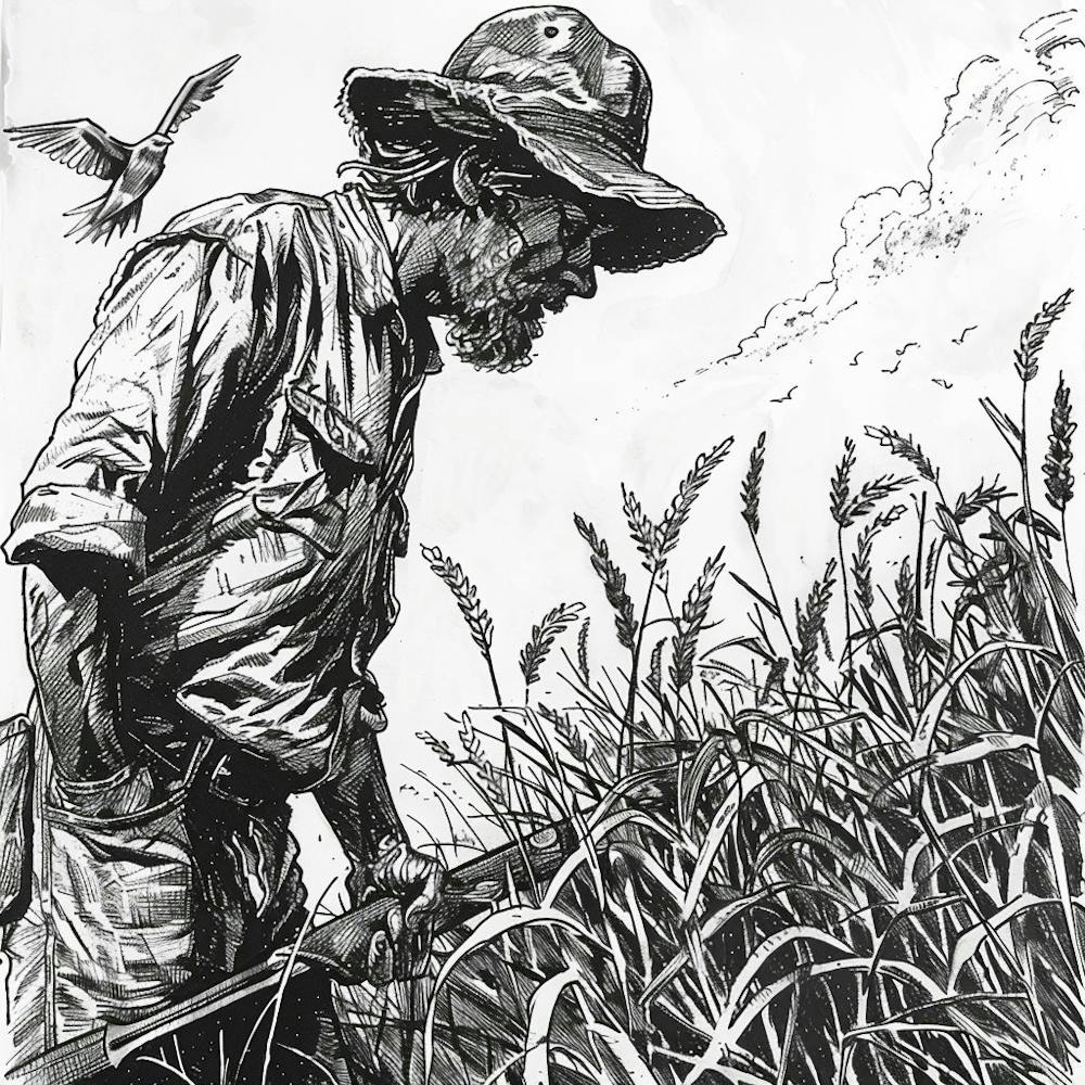 Farmer In The Field 1