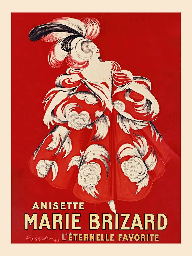 Anisette Marie Brizard Leonetto Cappiello