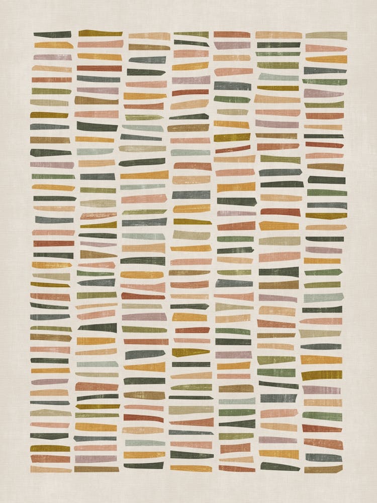 Multicolored Rectangles in Green, Yellow and Pink