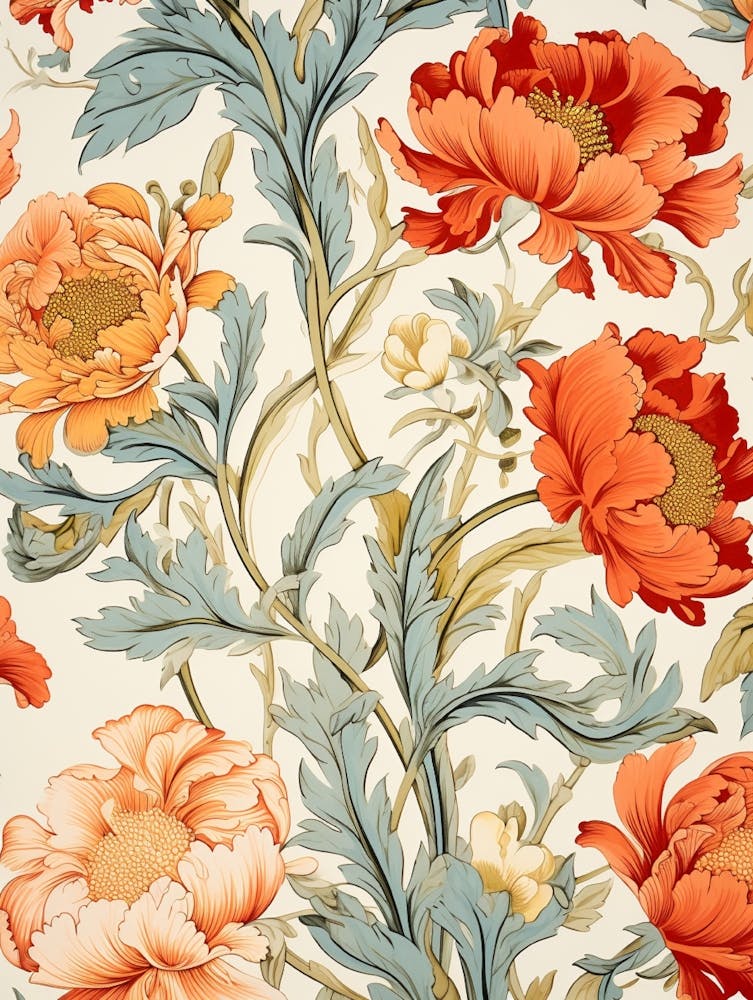 Victorian Floral Wallpaper 8