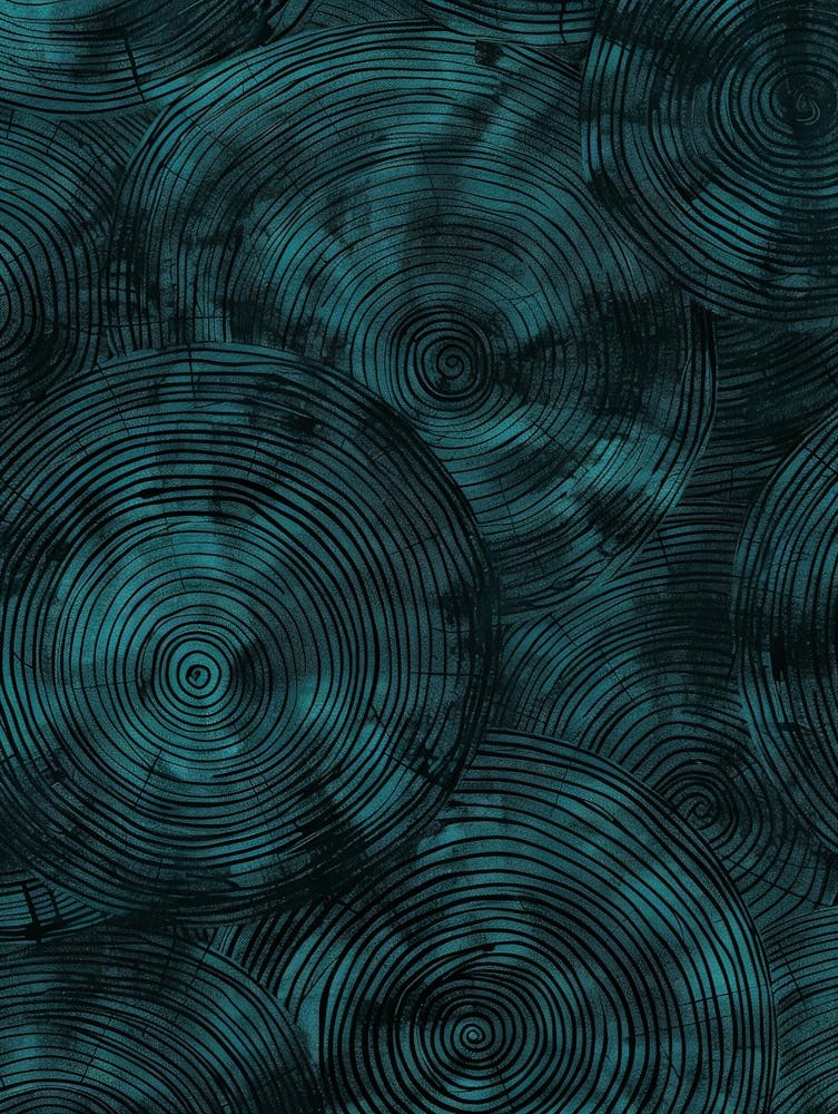 Teal Swirls 1