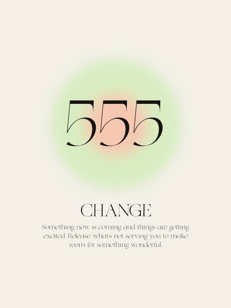 Angel Number 555 Change