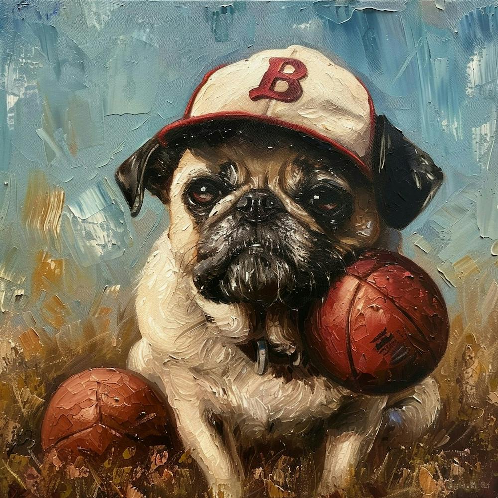 Baseball Pug