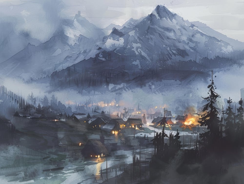 Village In The Mountains 5