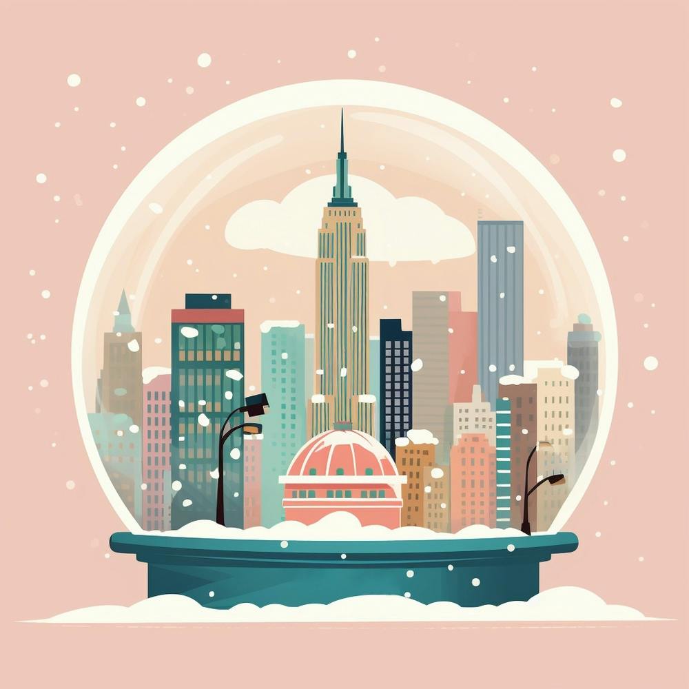 New York City Usa 1 Snowglobe