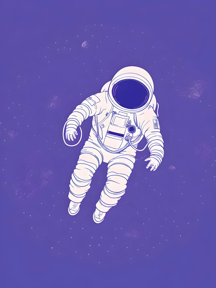 Spaceman In Space