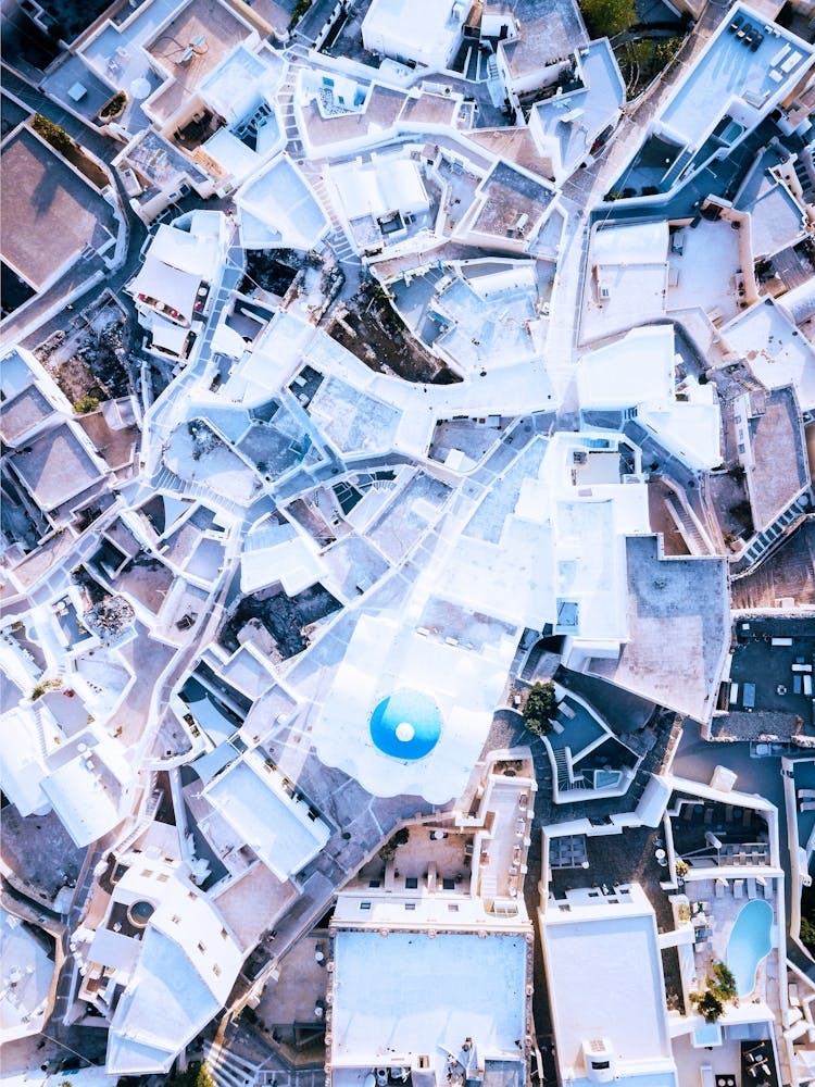 Santorini, Greece. Aerial view #1