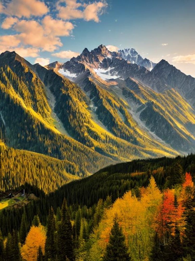 Tatra National Park Poland Vintage Poster