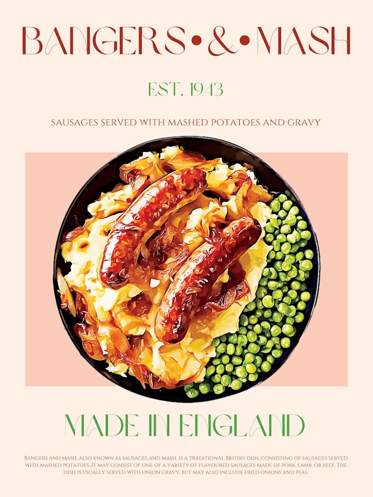 Bangers & Mash Mid Century