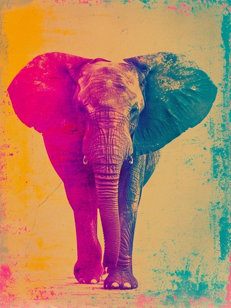 Elephant Polaroid Inspired 3