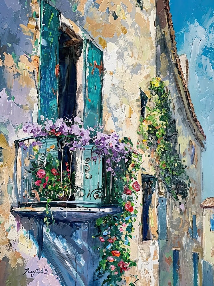 Balcony Painting In Marseille 2
