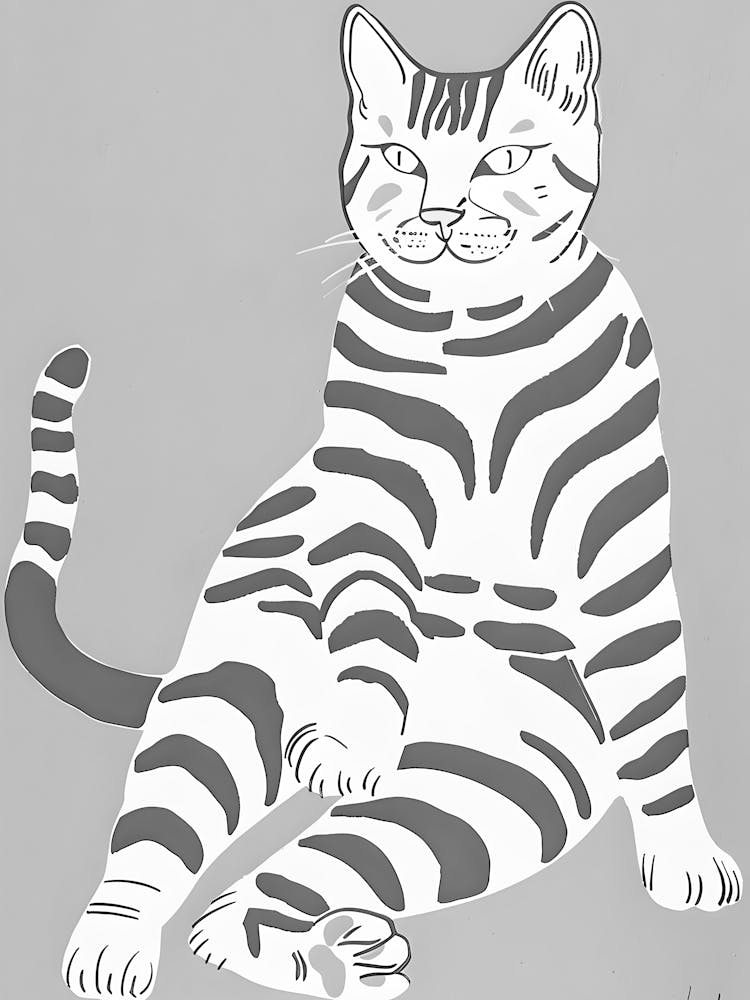 Striped Cat 1