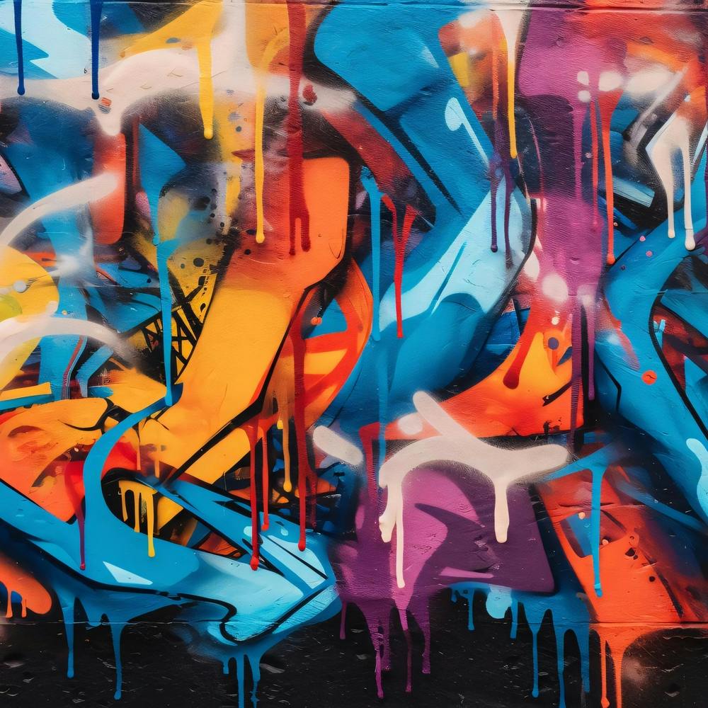 Tropfendes Graffiti