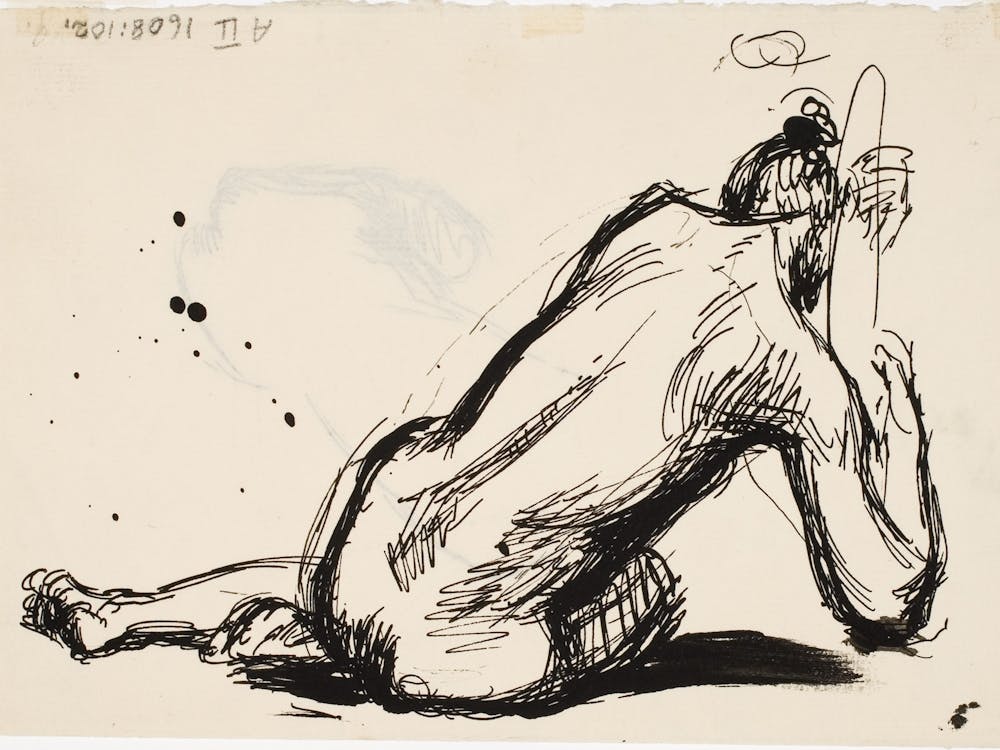 Harjoitelmapiirustus Kultakauteen By Magnus Enckell