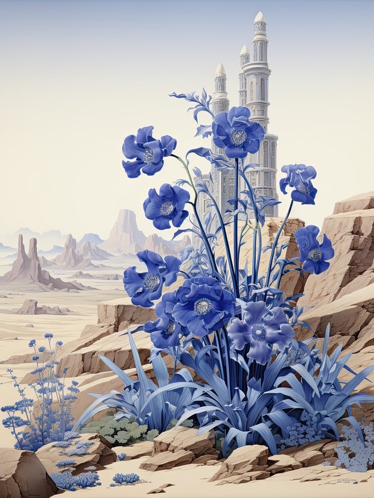Chinese Forget Me Not Victorian Style 2