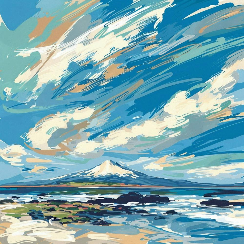 Cloudy Day At The Beach