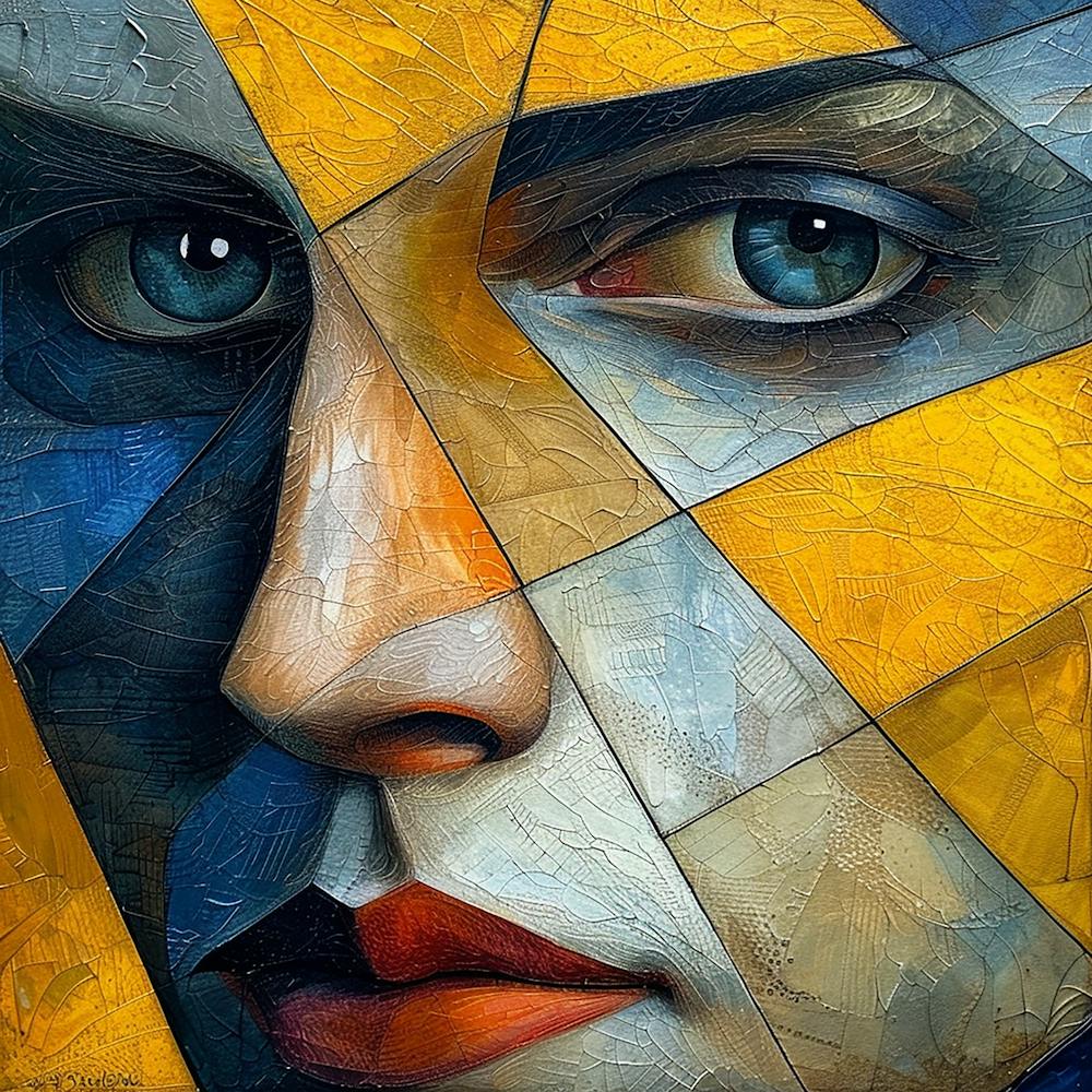 Abstract Portrait Of A Woman 9