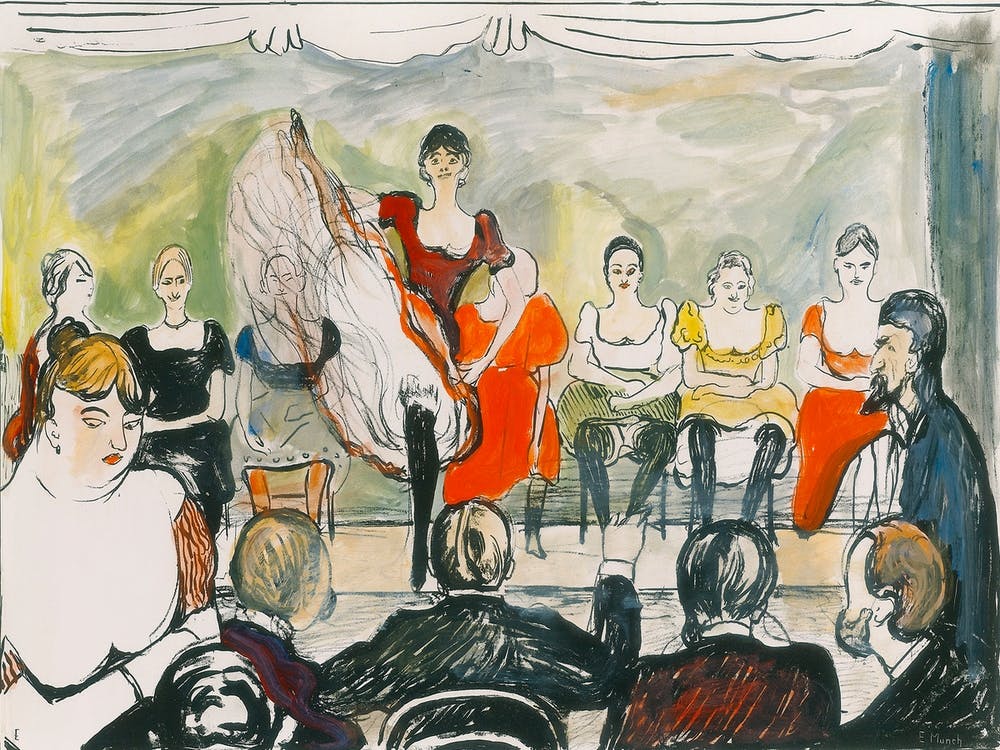 Tingletangle, Edvard Munch