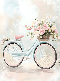 Fahrrad mit Blumen 1 Art Print by Artistry Aloft – Fy!
