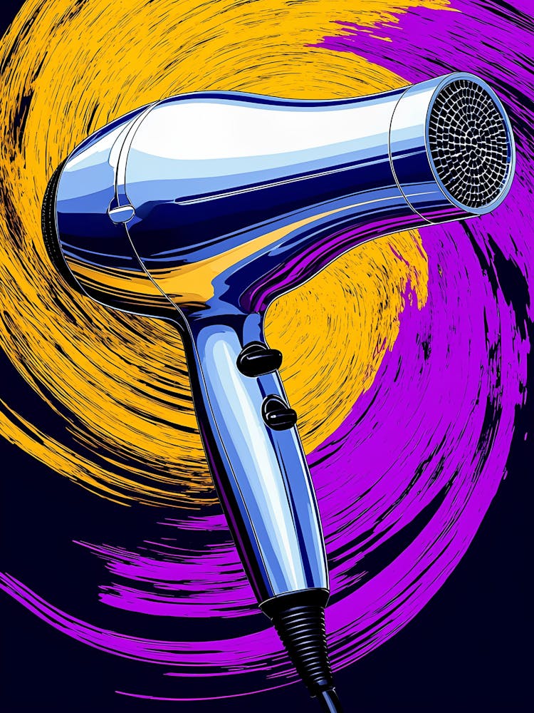 Hair Dryer Pop Art