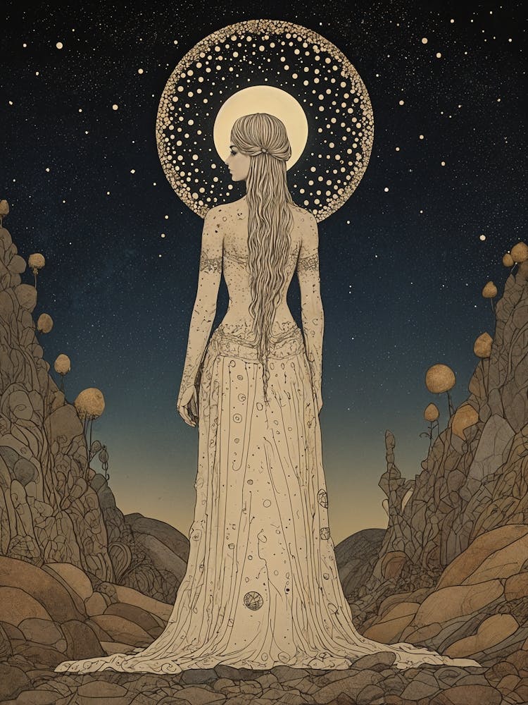 Woman In A White Dress