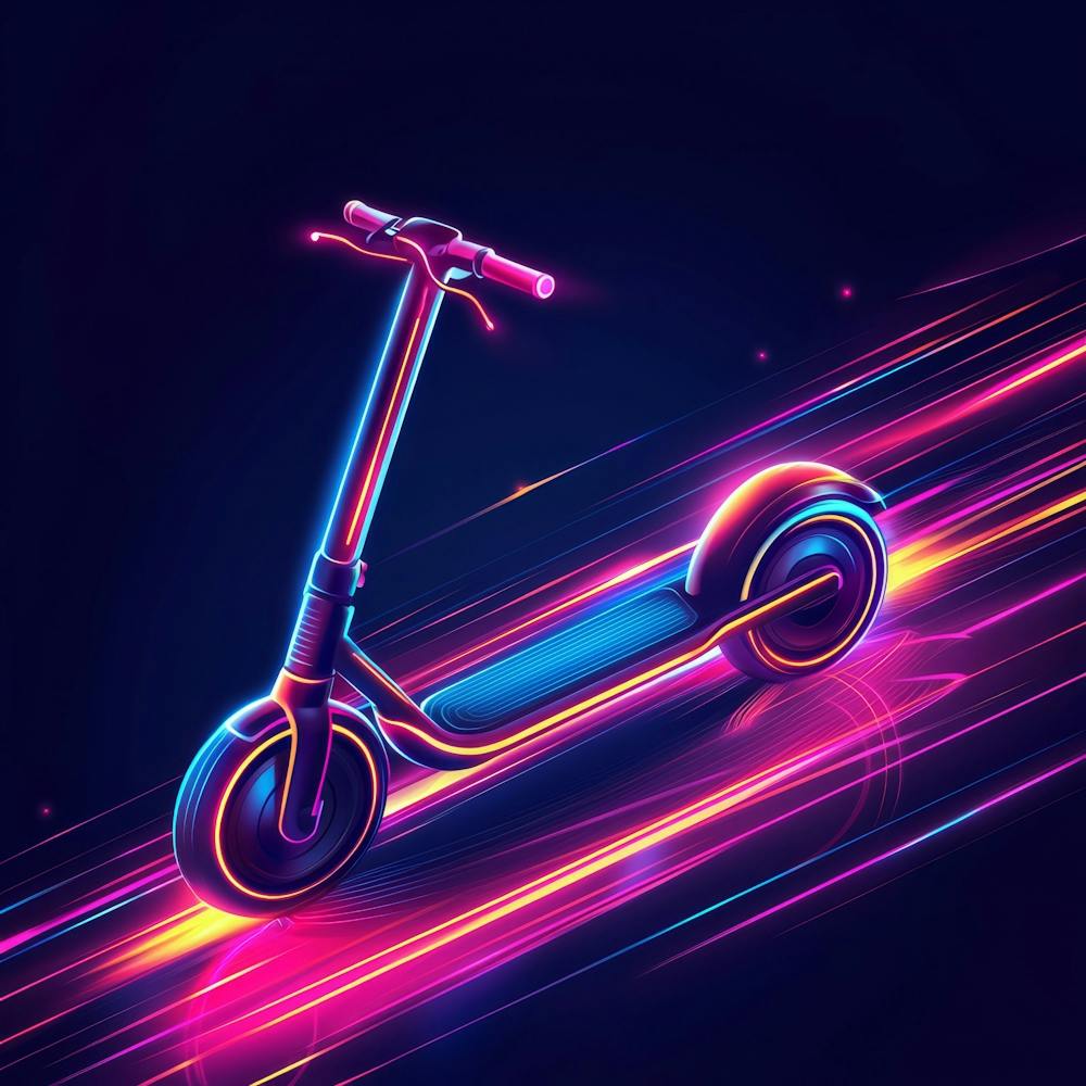 Neon Scooter