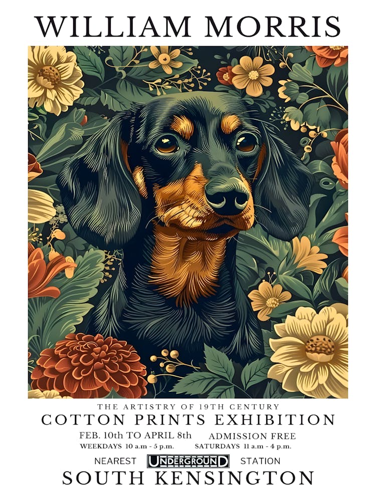 William Morris Cotton Prints Exhibition 19