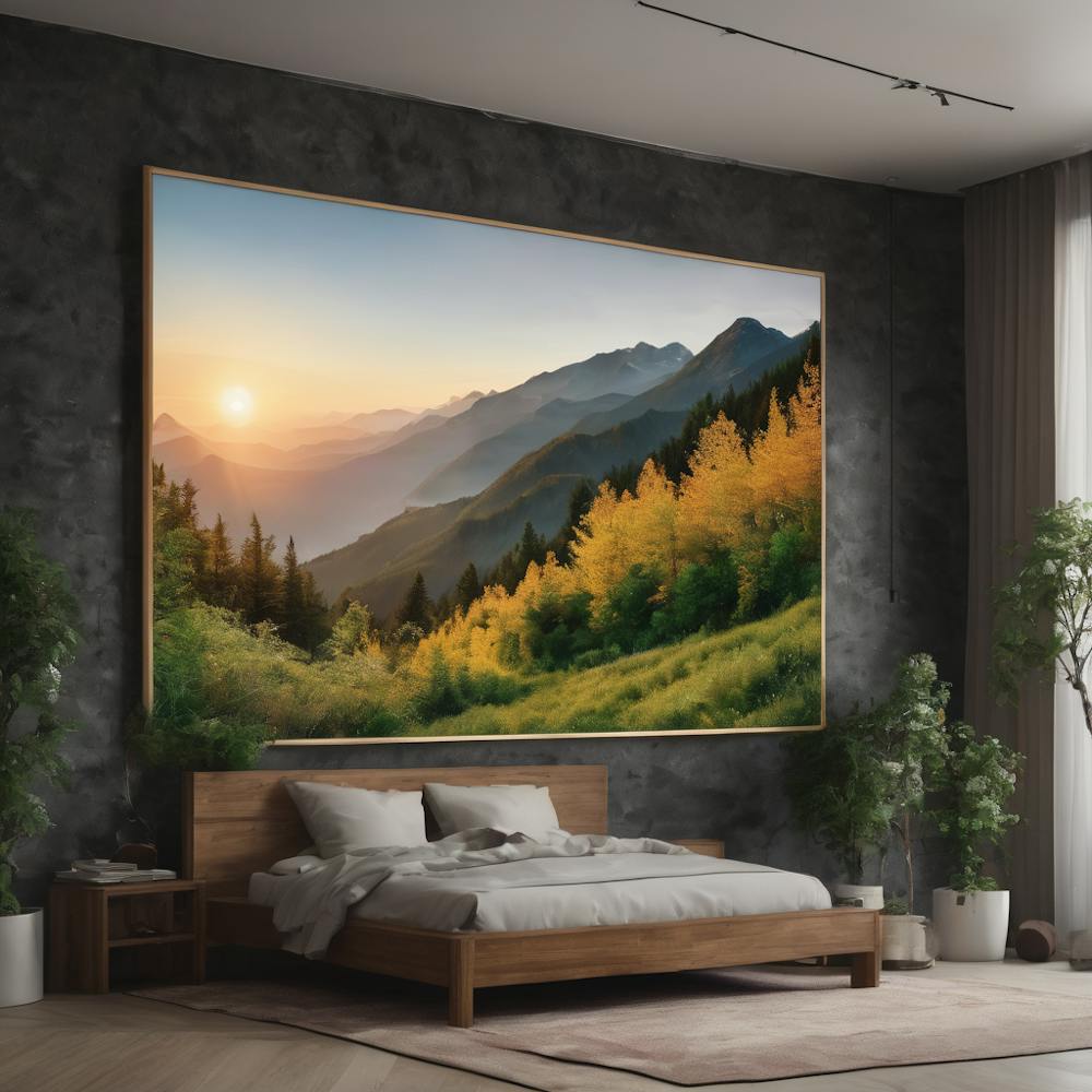 Sunrise In The Mountains