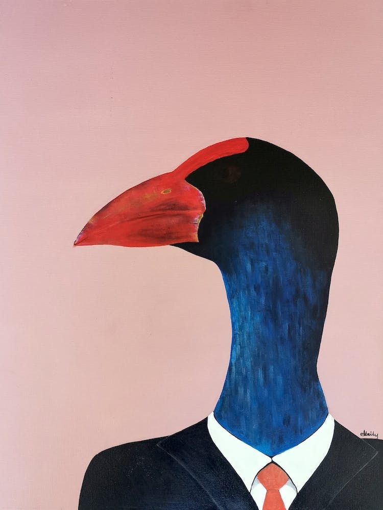 Pukeko In Suit