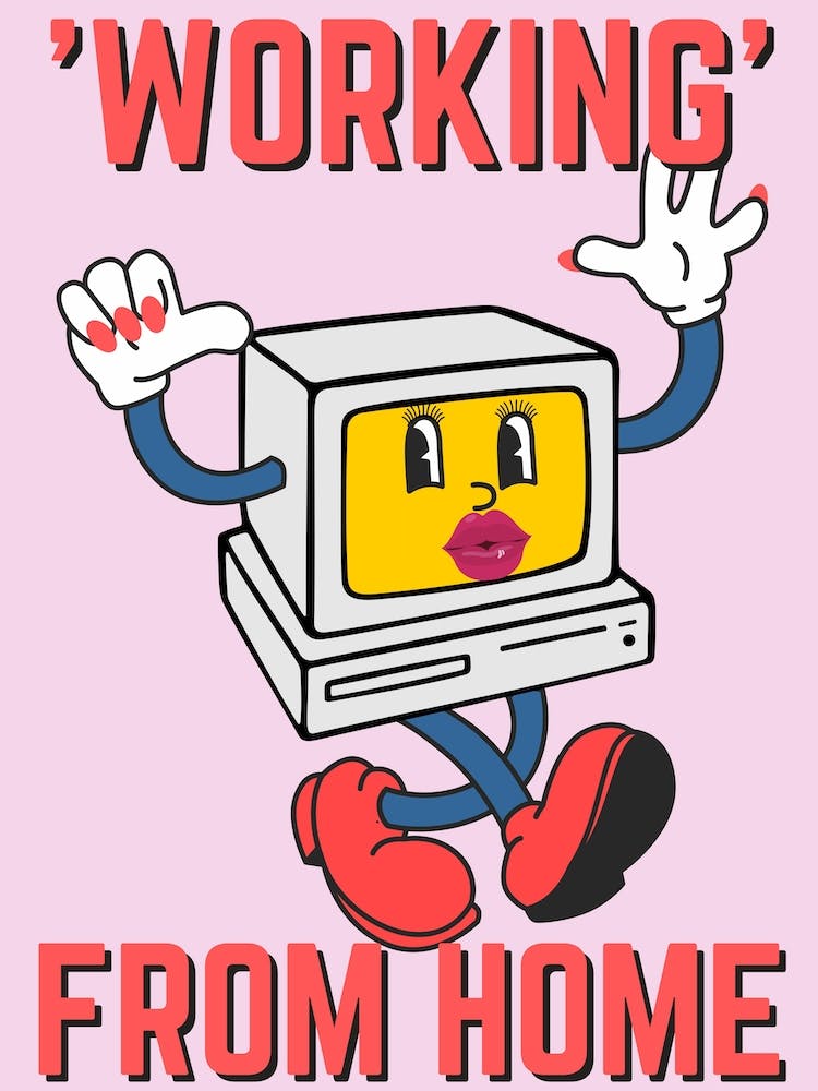 Sassy Working From Home Print 1